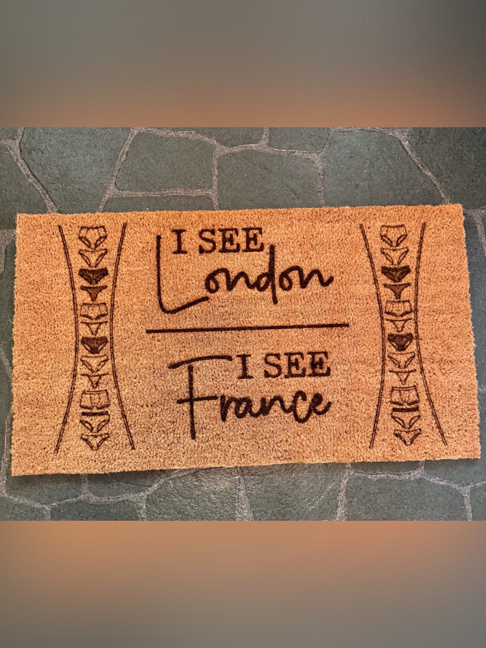 Designed and hand crafted by me Coir Doormat Bulk 30x17” w/non slip PVC backing